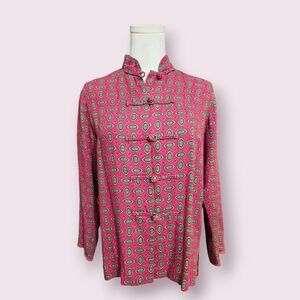 Pink Patterned Women's Jacket
